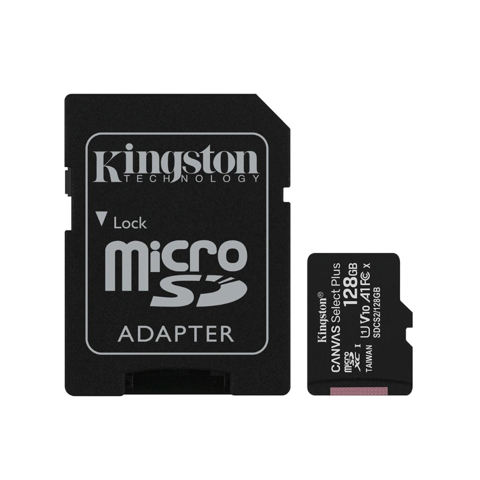 CARTAO MICRO SD 128GB 100MBS KINGSTON
