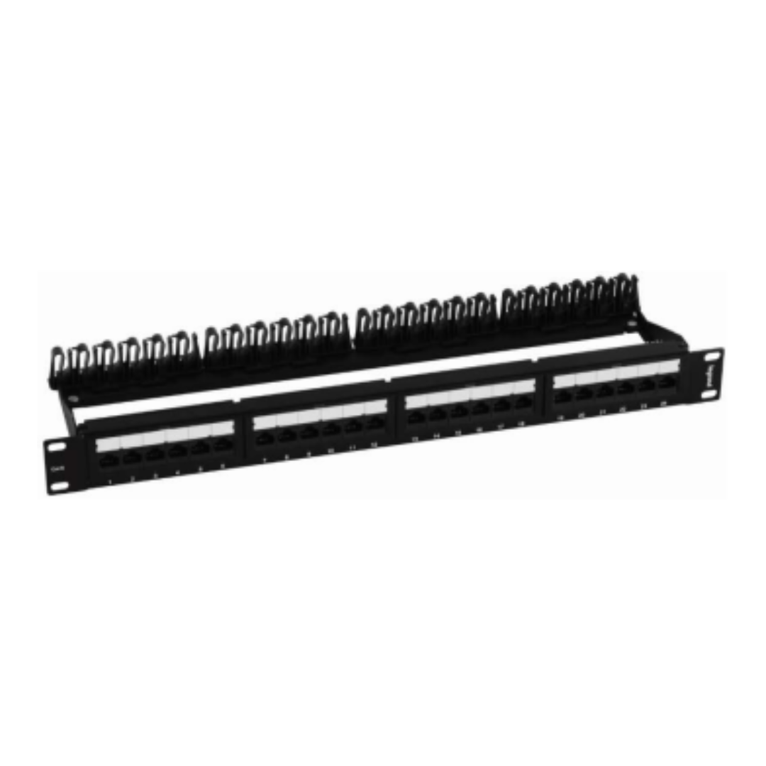 PATCH PANEL 24RJ EQUIPADO CAT6 - LINKEO BR