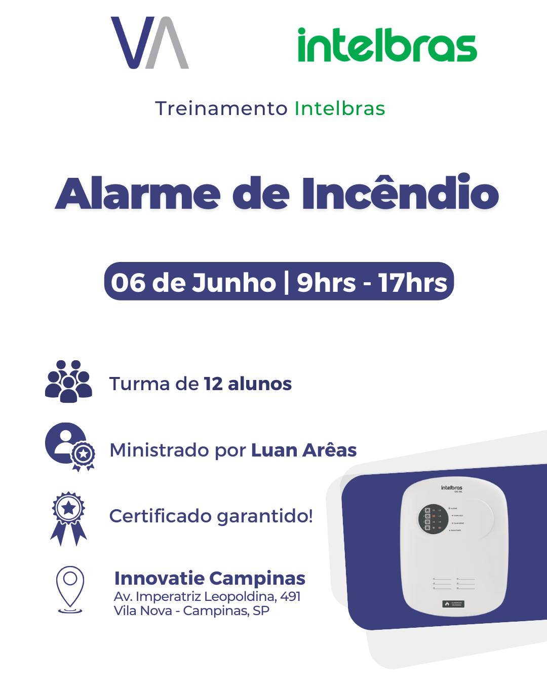 Alarme de incêndio Alarme de incêndio
