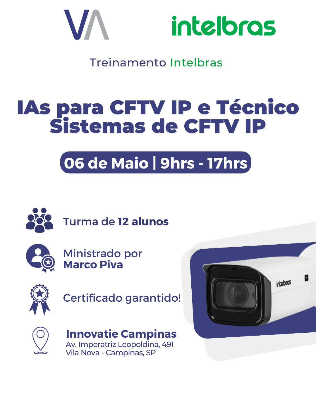 IAs para CFTV IP e Técnico sistemas de CFTV IP IAs para CFTV IP e Técnico sistemas de CFTV IP