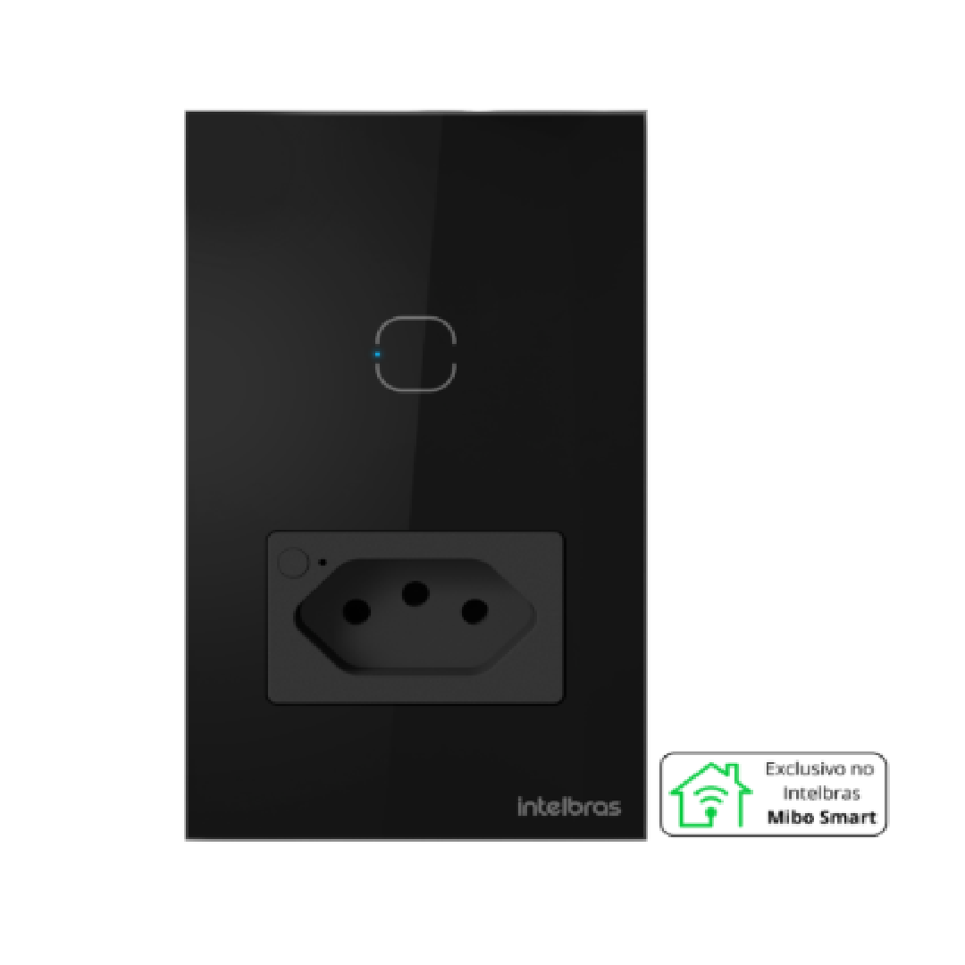 TOMADA SIMPLES 10A E 1 TECLAS WI-FI ETW 1011 PT