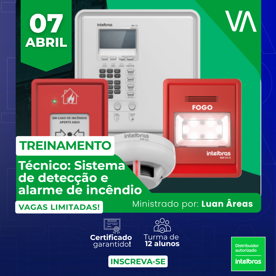 Técnico: Sistema de detecção e alarme de incêndio