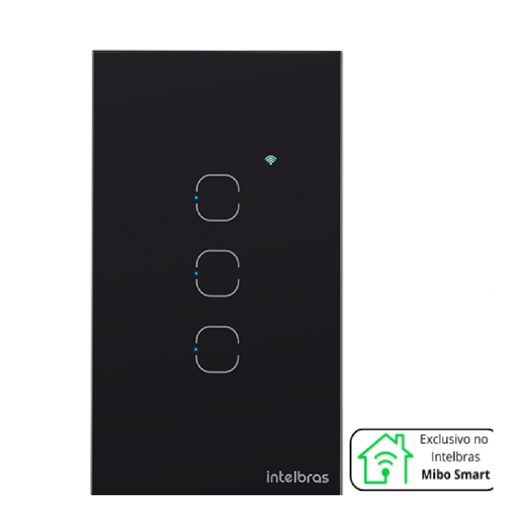 INTERRUPTOR TOUCH WIFI 3 TECLAS EIW 1003 PT