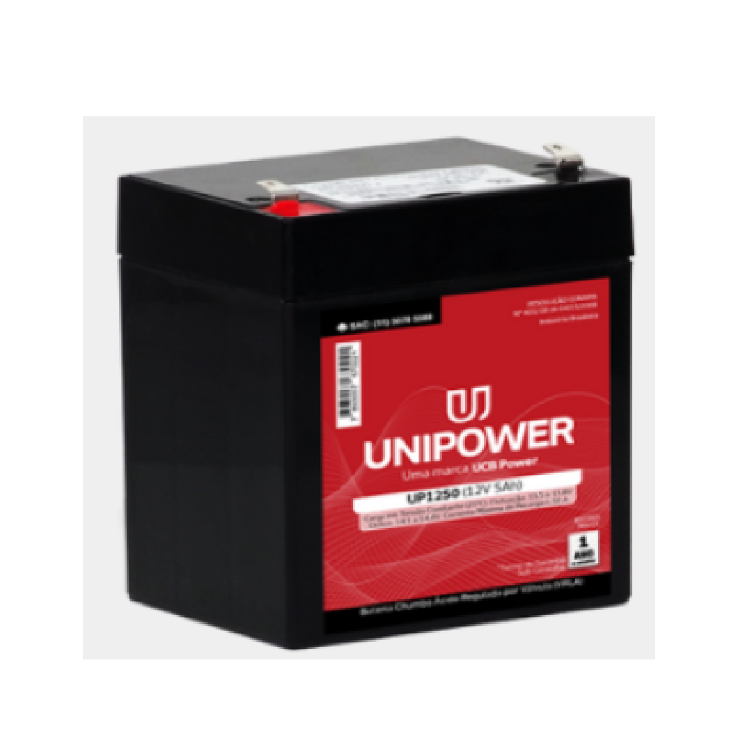 BAT UNIP 12V 5,0AH UP1250 O