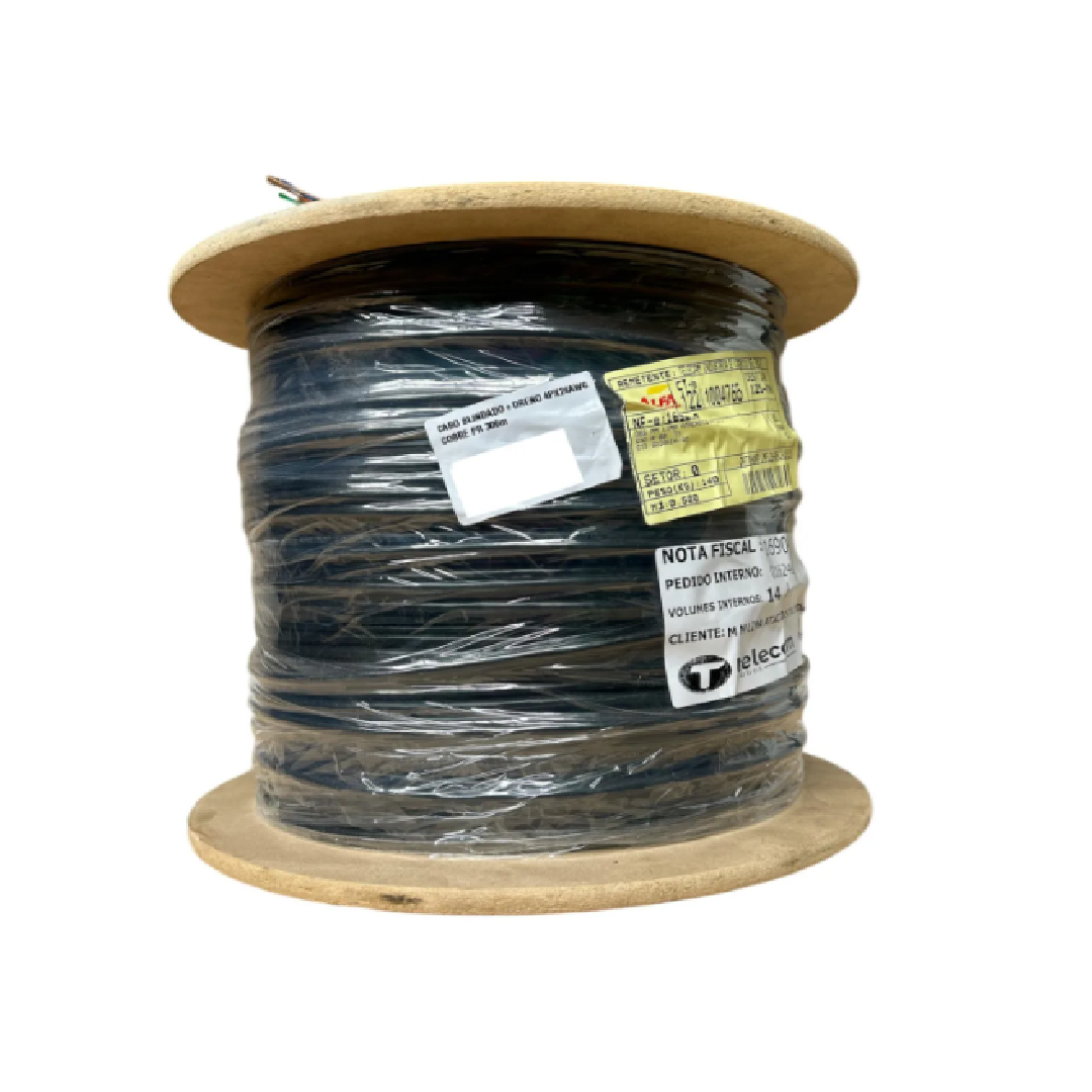 CABO BLINDADO + DRENO 4PX24AWG COBRE PR 300M