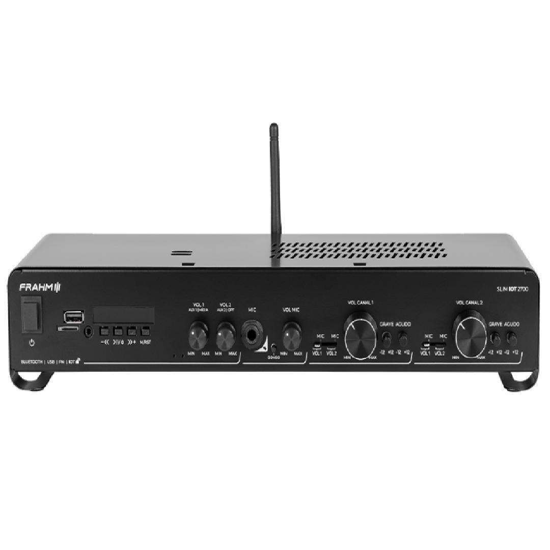 AMPLIFICADOR SLIM IOT 2700 - 2X80W (EMB 2)