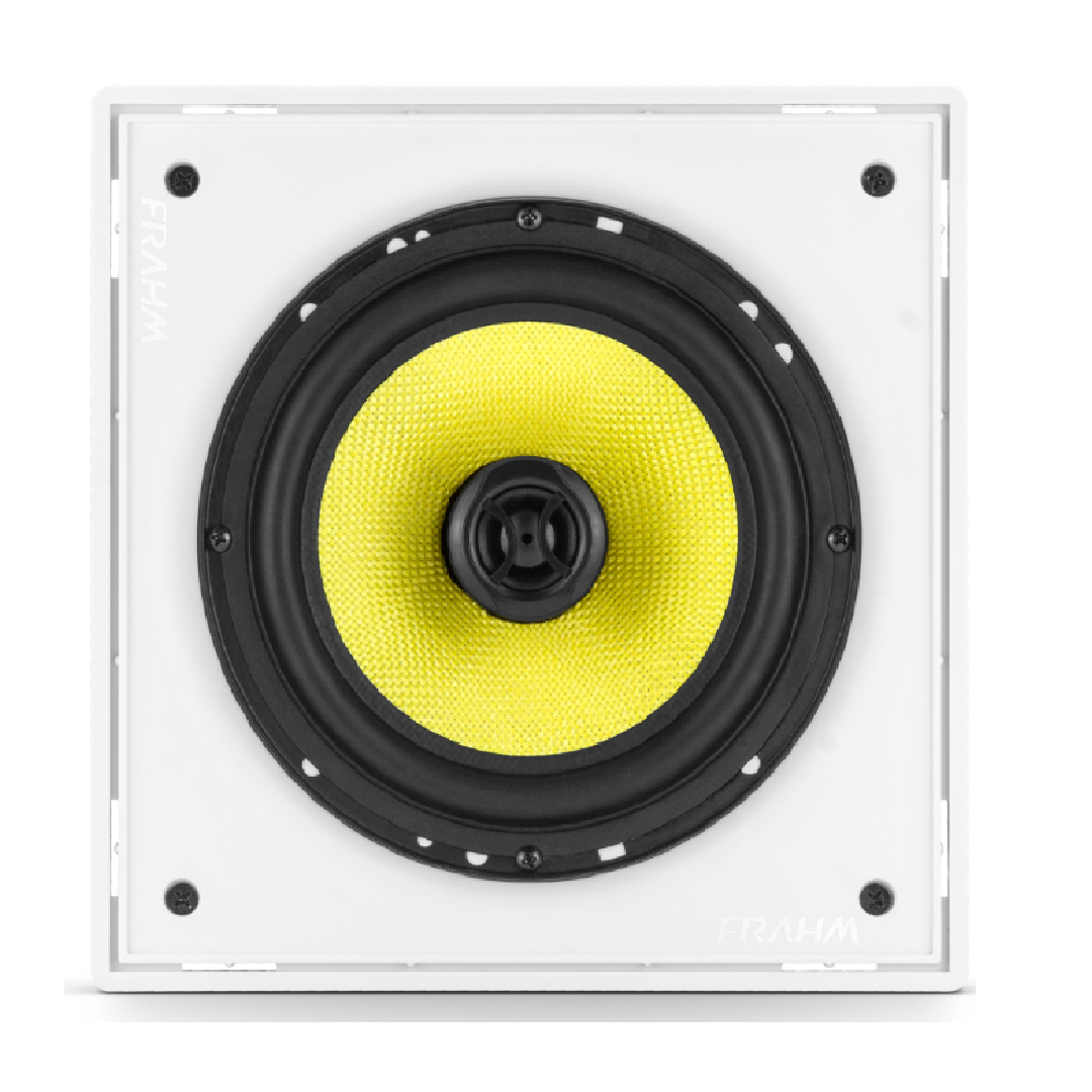CAIXA DE SOM DE EMBUTIR HS 6" 100W QUADRADA