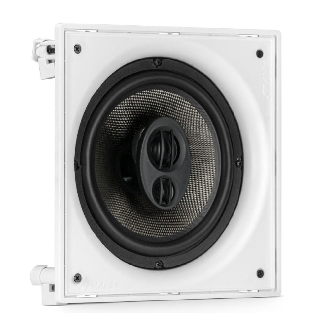 CAIXA DE SOM DE EMBUTIR HS 8" 150W TRÊS VIAS QUADR