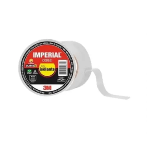 FITA ISOLANTE IMPERIAL 3M BRANCA 10MT