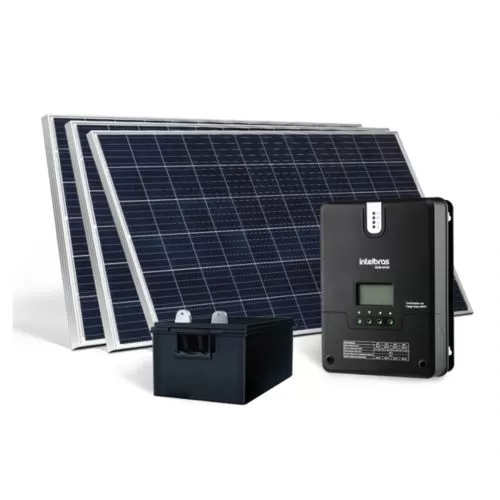 KIT GERADOR SOLAR OFF GRID 0,34KWP