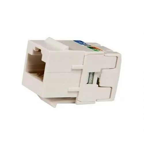 CONECTOR FEMEA KEYSTONE RJ45 CAT.6 BRANCO