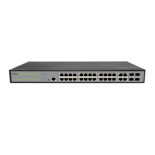 SWITCH GERENCIAVEL 24PG 4PGBIC-SKD SG 2404 MR L2+