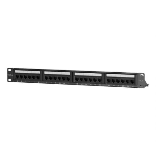 PATCH PANEL IMPACT GIGA CAT6 PP624 - INTELBRAS