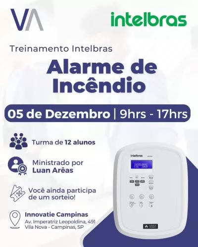 Treinamento Intelbras Alarme de incêndio - 05/12