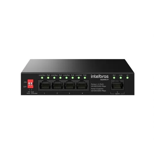 SWITCH 5P GIGA (4P POE + 1P UPLINK) - S1105G-P