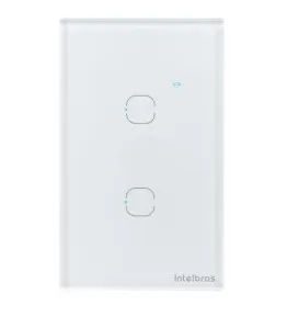 INTERRUPTOR SMART ZIGBEE TOUCH 2 BRANCO EZS 1002 INTERRUPTOR SMART ZIGBEE TOUCH 2 BRANCO EZS 1002