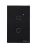 INTERRUPTOR SMART ZIGBEE TOUCH 2 PRETO EZS 1002