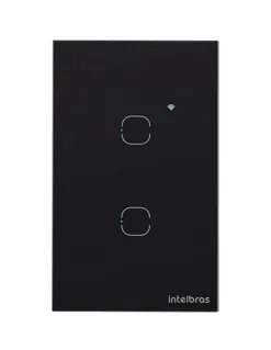 INTERRUPTOR SMART ZIGBEE TOUCH 2 PRETO EZS 1002