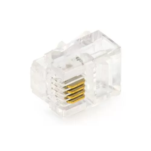 CONECTOR RJ - 11 -  6X4